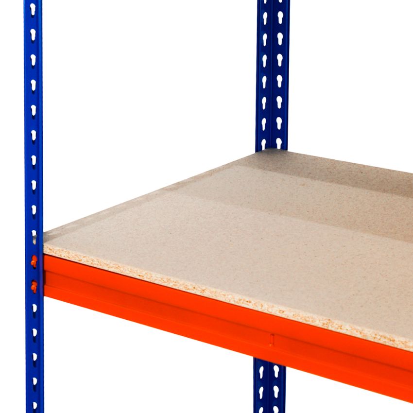 Estante em Aço Reforçado 1600 Kilos - 180x150x45 c/ 4 prateleiras - H15045