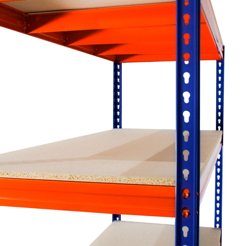 Estante em Aço Reforçado 1600 Kilos - 180x150x45 c/ 4 prateleiras - H15045