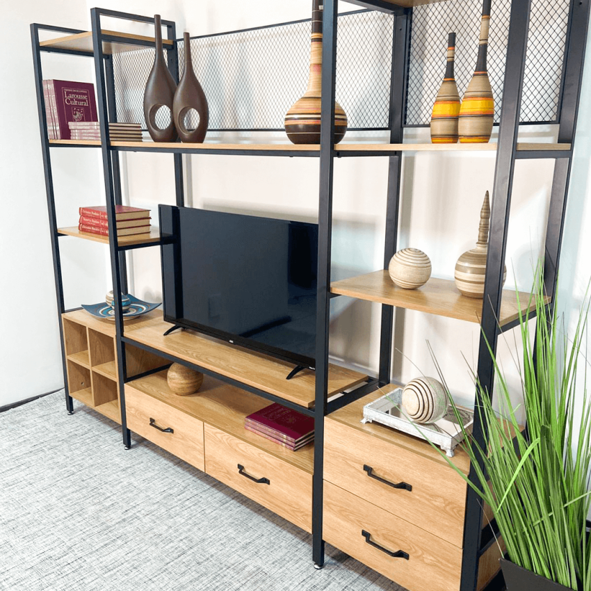 Estante para Sala com Suporte para TV - Plank W20