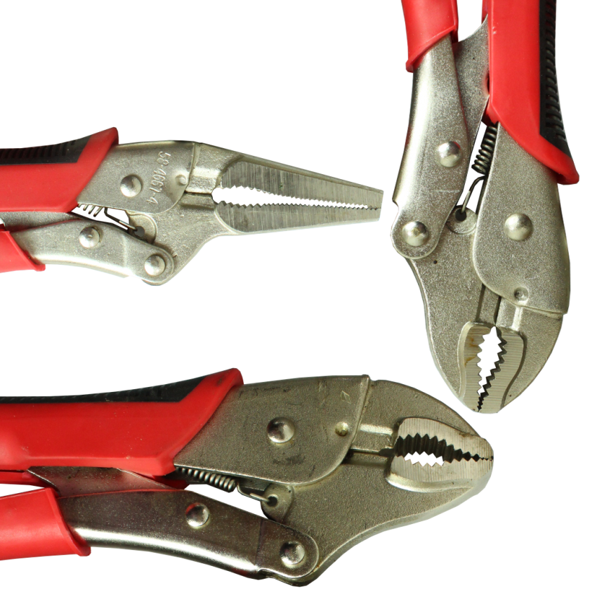 Jogo de Alicate de Pressão Tamanhos 6 7e 10 - 10905007 HF Ferramentas