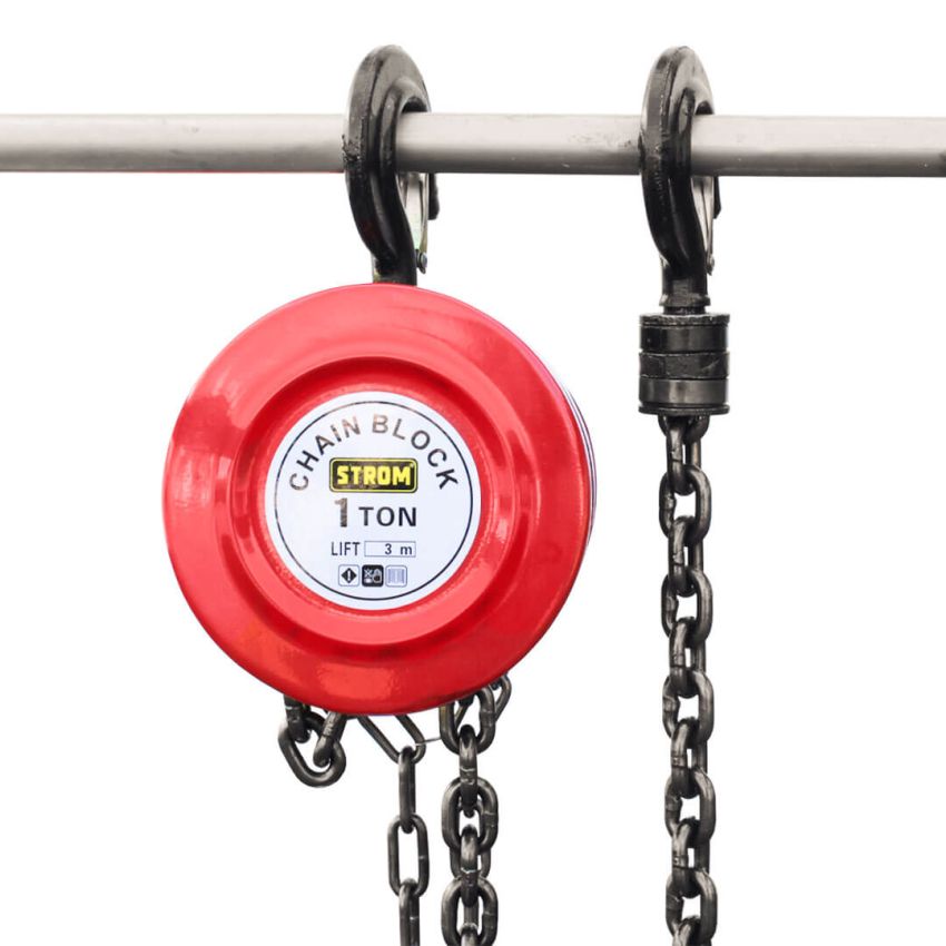 Talha Manual Profissional de Corrente de Aço 1 Ton – 97831 – STROM