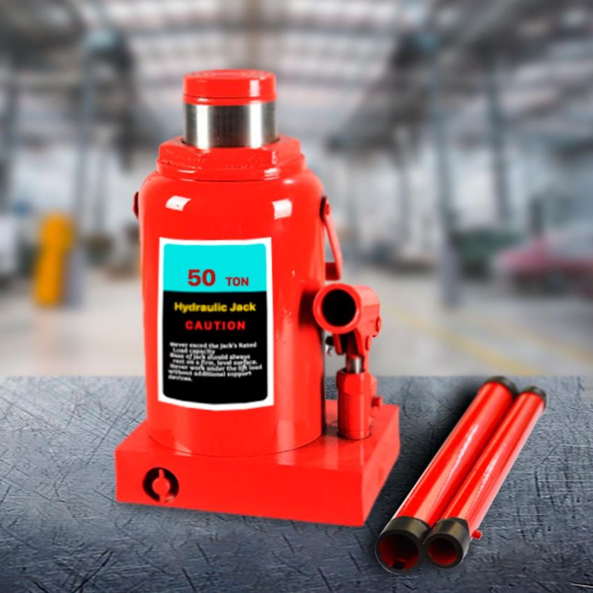 Macaco Hidráulico Tipo Garrafa 50Ton - T010250 - STROM