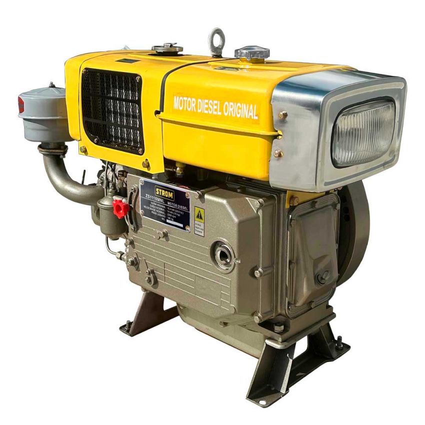 Motor a Diesel 19HP Partida Elétrica Refrigerado a Água-Strom-ZS1110MNL- STROM