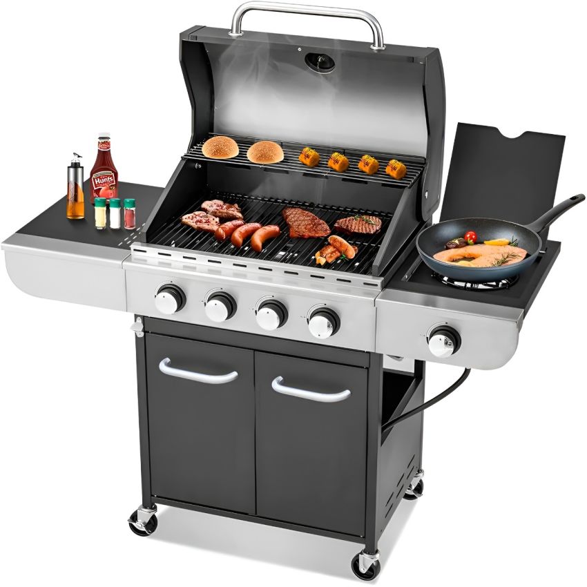 Churrasqueira a Gás Inox c/ 5 Queimadores – G031401