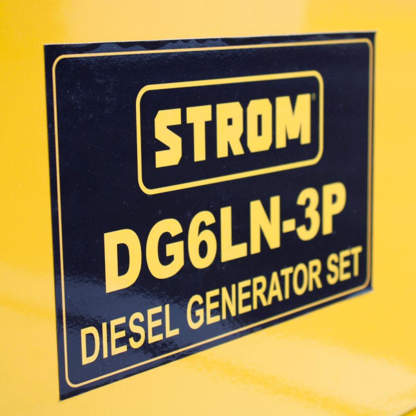 Gerador de Energia a Diesel 5KW, Silencioso DG6LN-3P Trifásico 220/380v – STROM