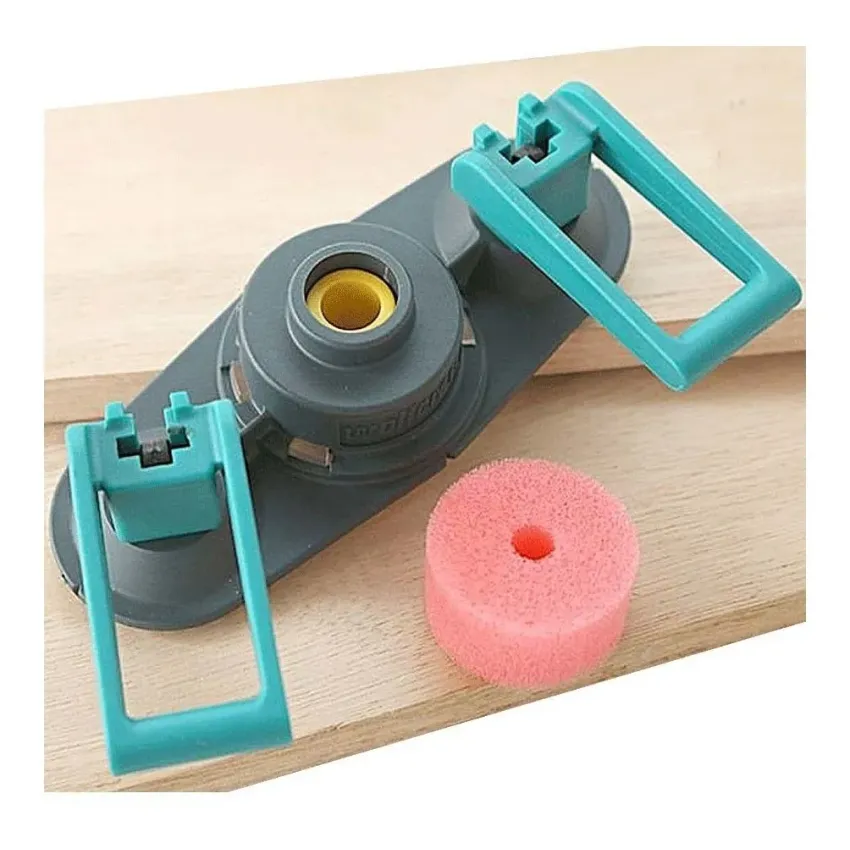 KIT DE 4 BROCAS DIAMANTADAS 1 GABARITO COM VENTOSAS - 877100 - WOLFCR