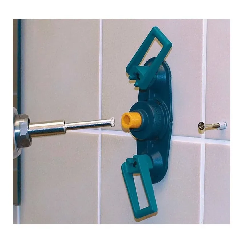 KIT DE 4 BROCAS DIAMANTADAS 1 GABARITO COM VENTOSAS - 877100 - WOLFCR