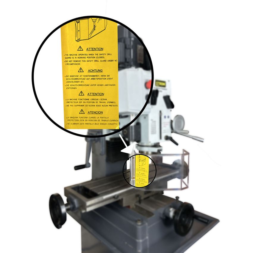 JAM Furadeira, Fresadora Elétrica com Bancada ZX45 -220V - STROM - HF