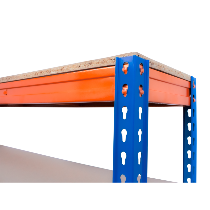 Bancada de Trabalho Reforçada com 2 Prateleiras 400 Kilos-HWB18060-STROM