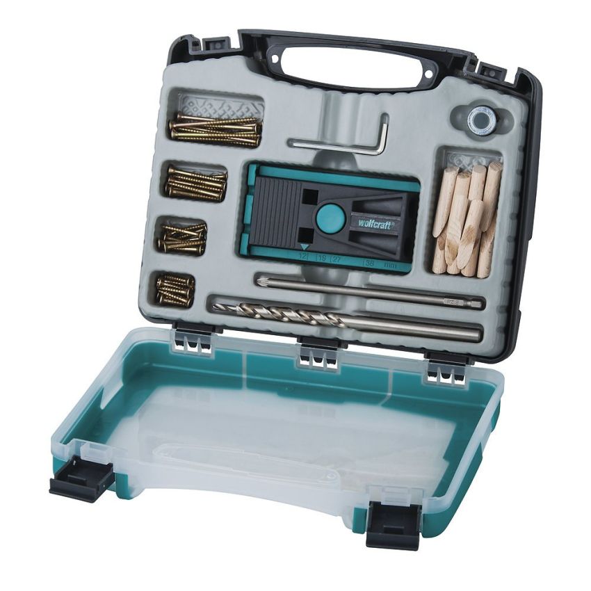 Kit Undercover Jig com 55 Peças – Wolfcraft 4642000