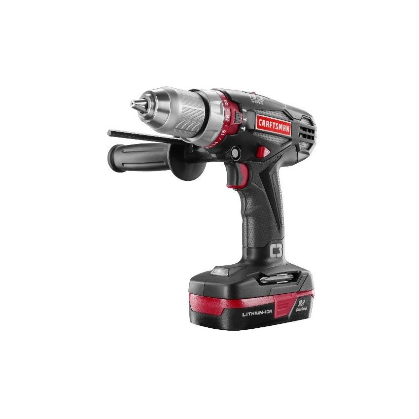 Parafusadeira Furadeira com Impacto a Bateria - Craftsman - OpenBox