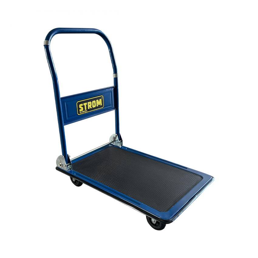 Carrinho Plataforma Dobrável 150kg - PH150-Azul