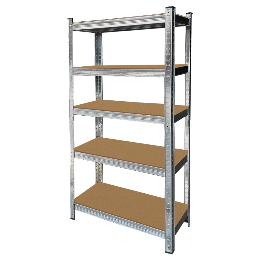 Estante em Aço Galvanizada com 5 prateleiras em Madeira 150 kilos – TI151A-1