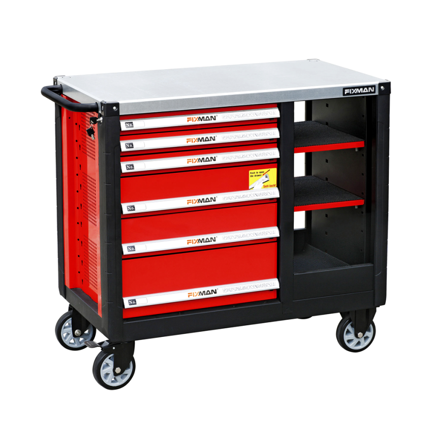 Carrinho para Ferramentas com 6 Gavetas W1RM6 - Fixman