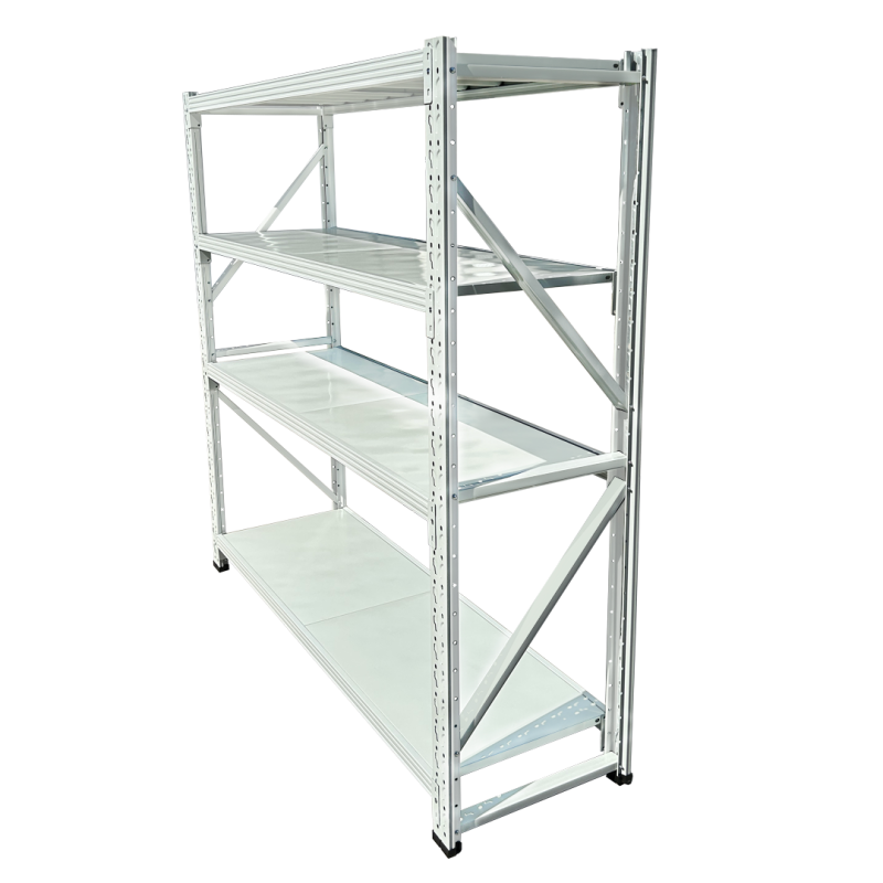 Estante em Aço 230kg p/ prateleira 200x60x200cm - WEL-EST-20X6X20-Cinza