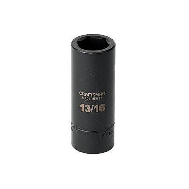Soquete Longo Impacto 13/16, 6 Pontas, Encaixe 1/2 - 16062 - Craftsman