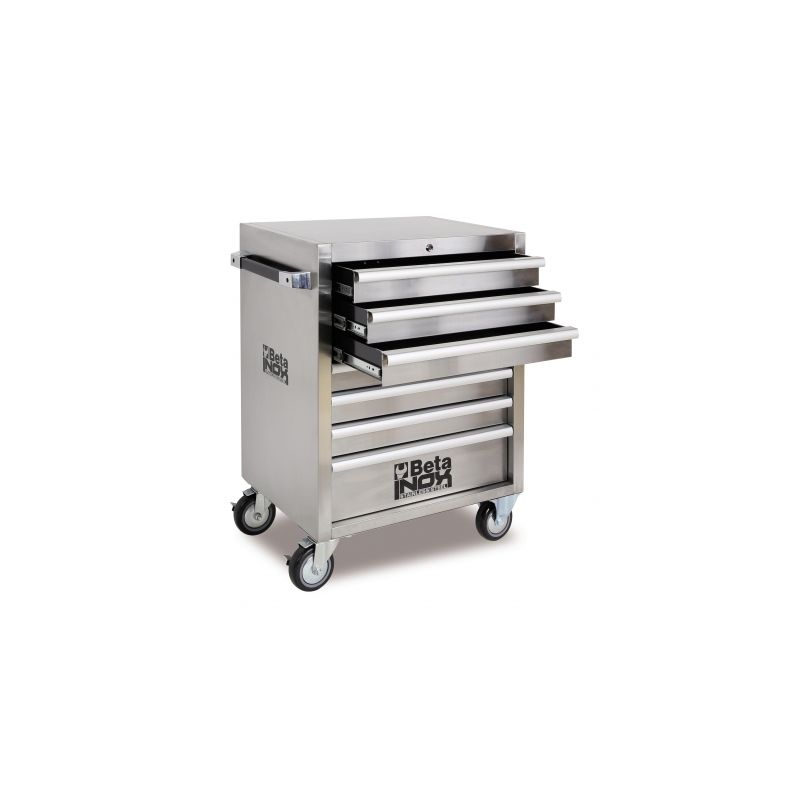 Carro / Carrinho de Ferramentas Inox 7 Gavetas - C04 INOX-7 Beta