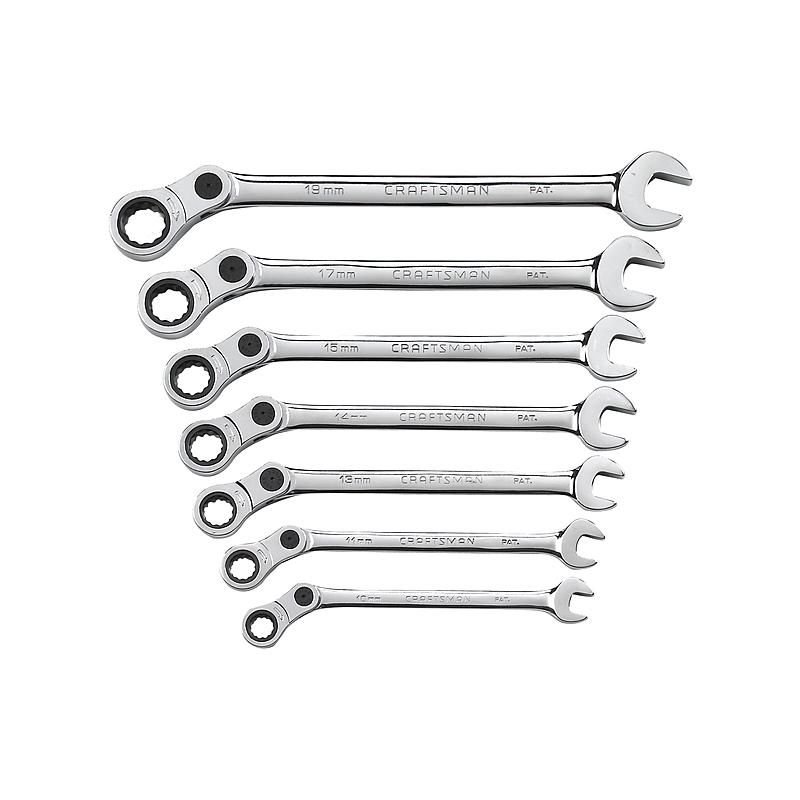 Conjunto Chave Combinada Articulada - 14636 - Craftsman