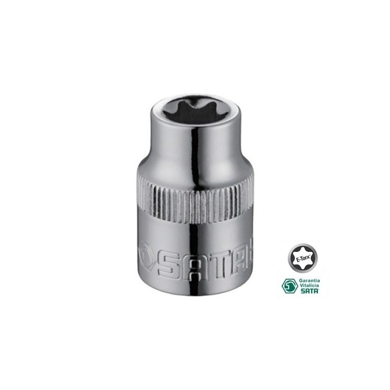 Soquete Torx 3/8" E4 - ST12701SC - Sata