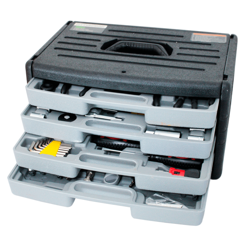 Kit de Ferramentas 105pçs,com 4 Gavetas - 69380 Pittsburgh