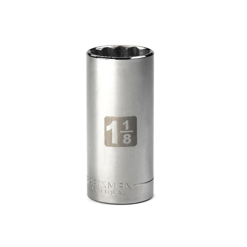 Soquete Longo 1-1/8, 12 Pontas, Encaixe 1/2 - 50768 - Craftsman