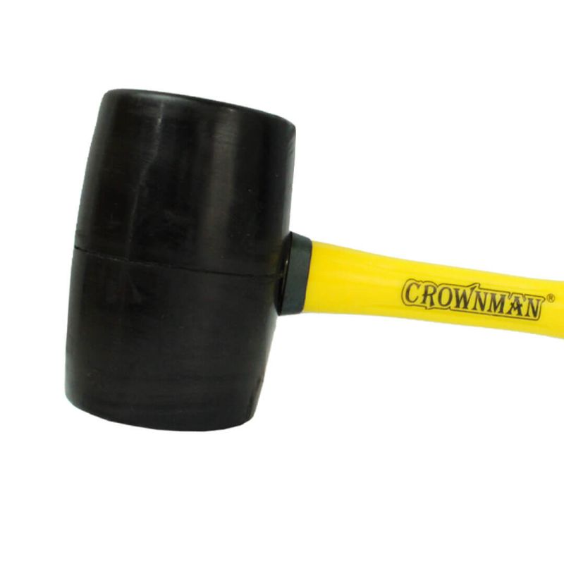 Marreta de borracha (cabo de plástico) 8oz -  0364008  - Crownman