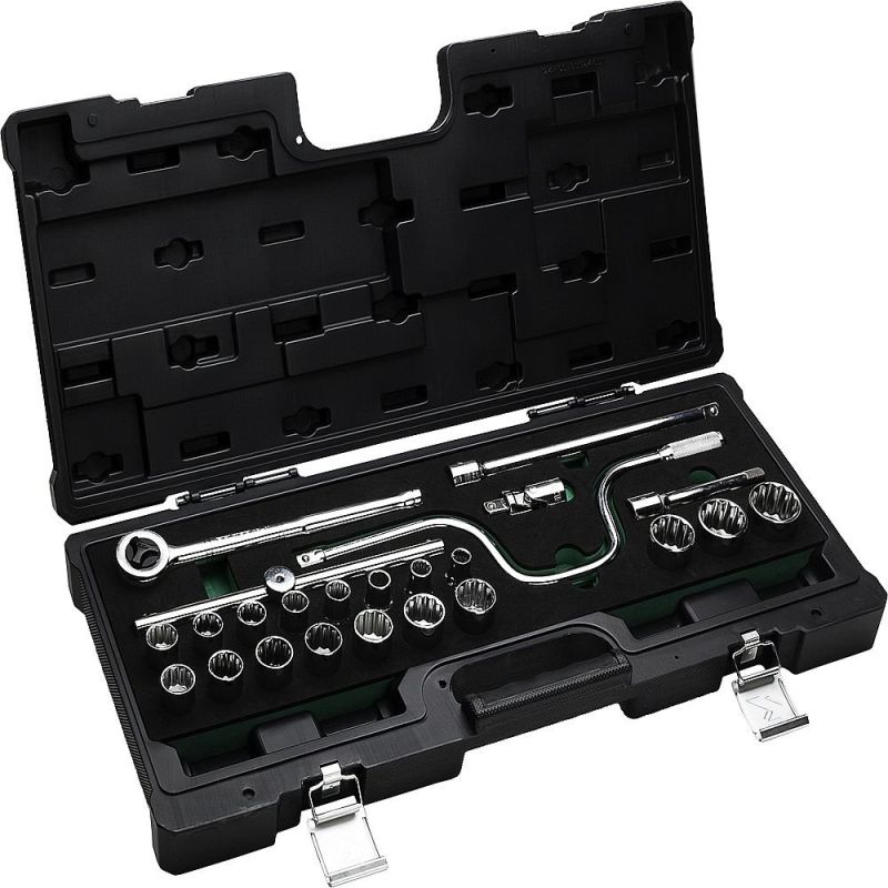 Jogo de Soquetes 1/2" com 24 Peças - 204400BJ – Belzer