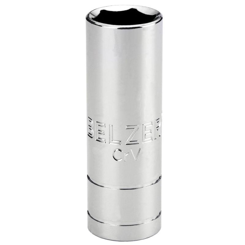 Soquete para Vela de 5/8 Pol. com Encaixe de 1/2 Pol. - 204707BX - Belzer