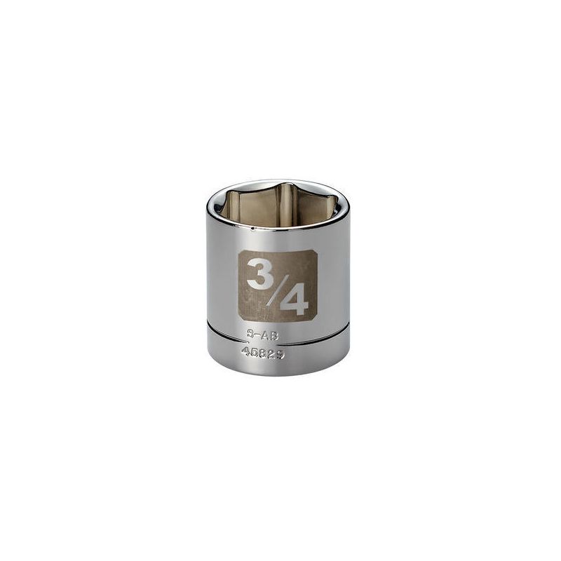 Soquete Curto 3/4, 6 Pontas, Encaixe 3/8 - 45829 - Craftsman