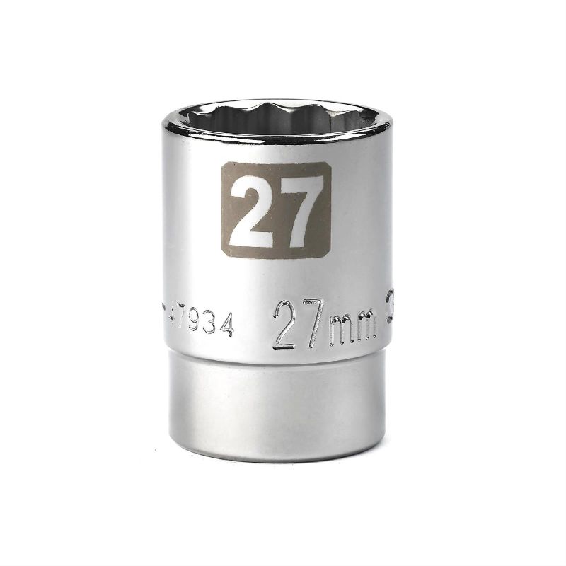 Soquete Curto 27mm, 12 Pontas, Encaixe 3/4 - 47934 - Craftsman