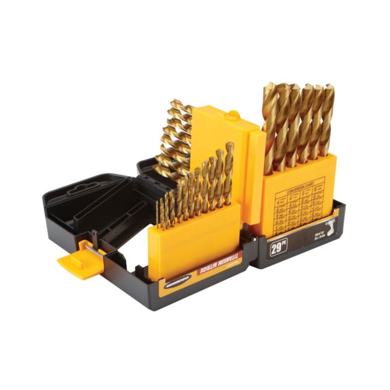 Jogo de Brocas Revestidas de Titânio com 29 Peças - 62281 Warrior