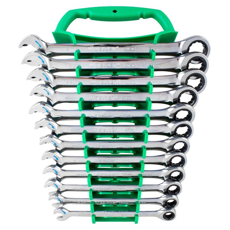 Chave Combinada com Catraca Speedy 12 Peças de 8 a 19 mm - Belzer 85597BJ