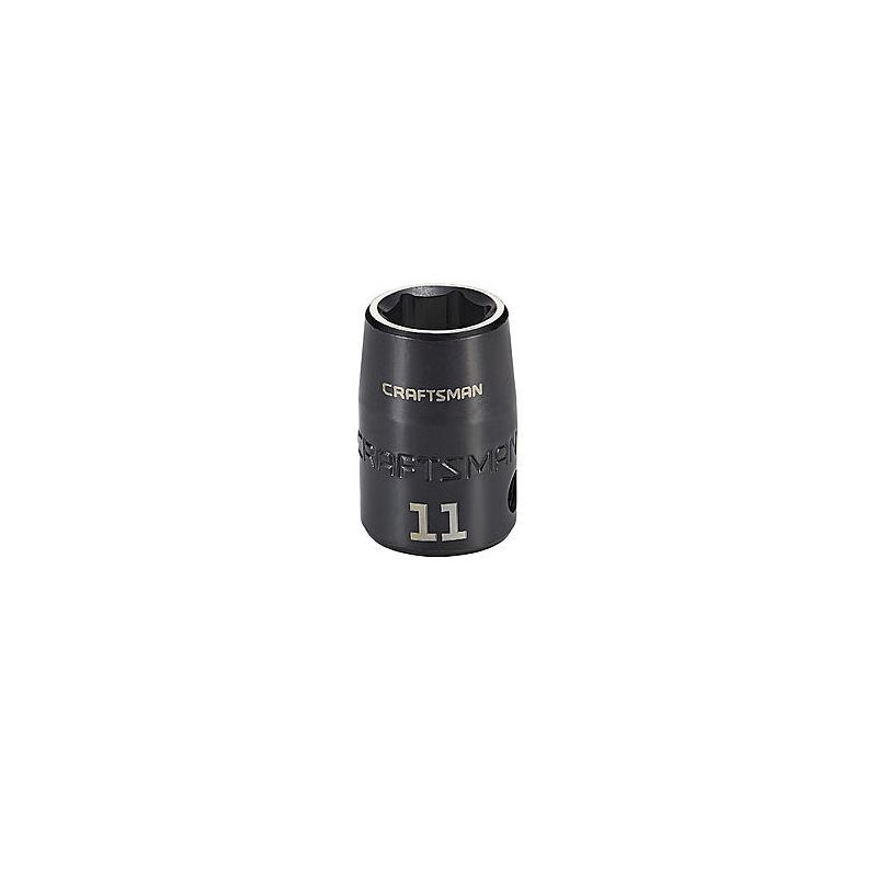 Soquete Impacto Curto 11mm, 6 pontas, Encaixe 3/8 - 15840 - Craftsman
