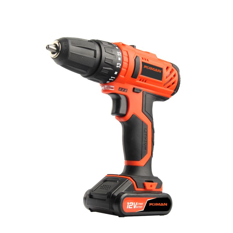 Furadeira Parafusadeira à bateria 12V - AP12-01/R7001-1 - Fixman