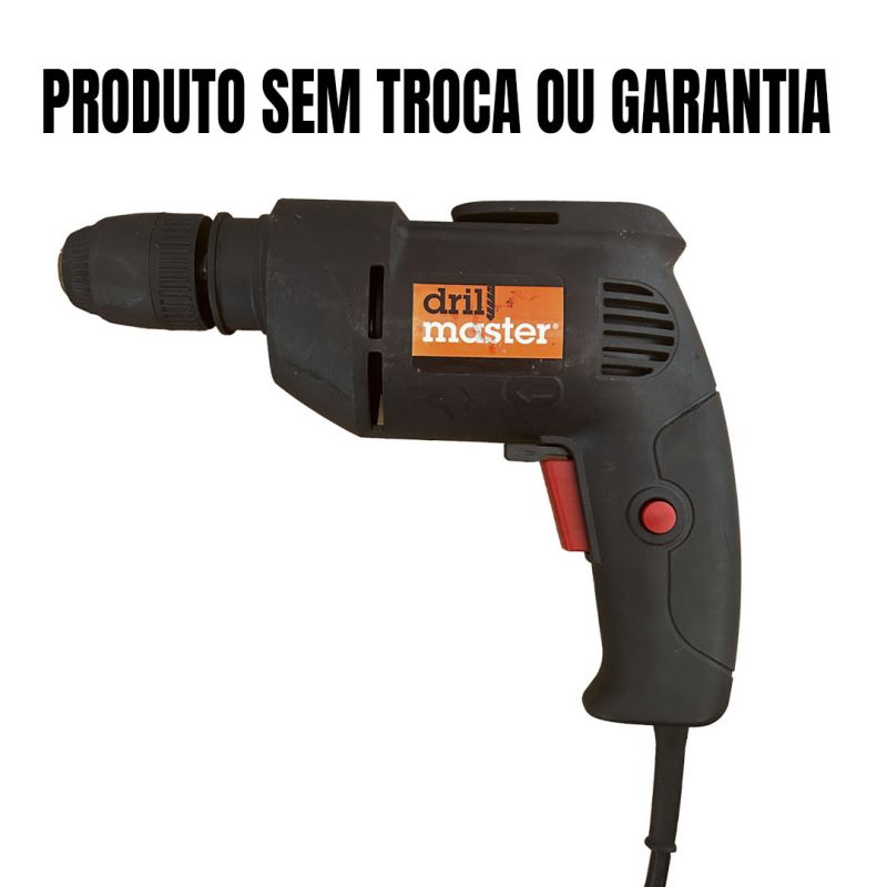 Furadeira de Impacto 3/8 Polegadas com Velocidade Variável- Drill Master - OPENBOX