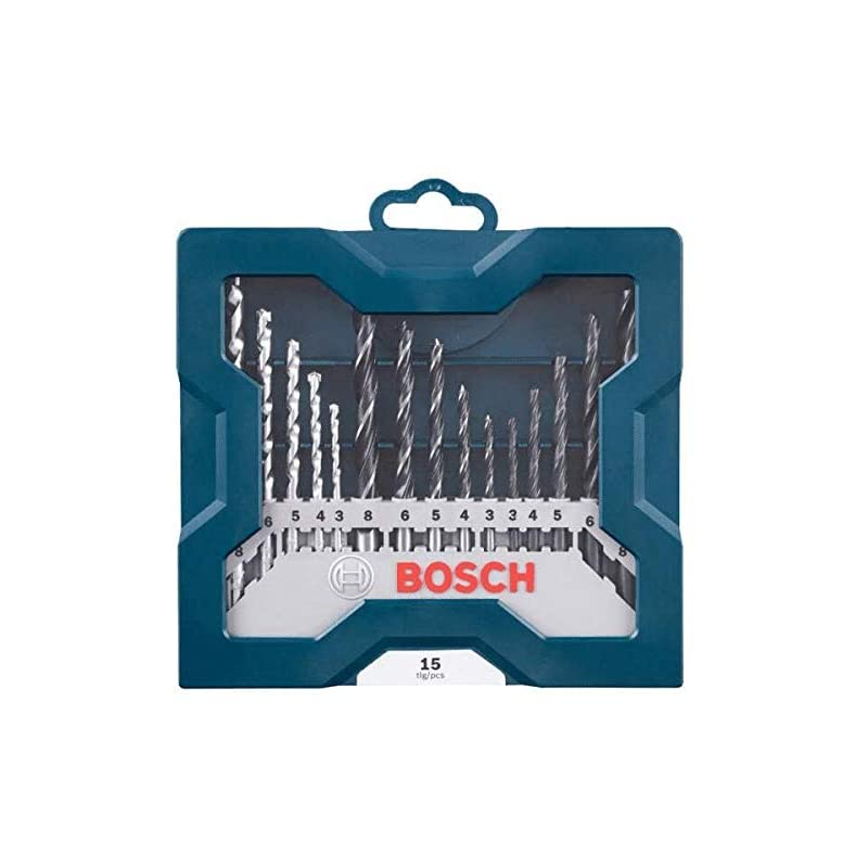 Jogo de Brocas X-Line conta com 15 peças - BOSCH - 2607.017.504-000