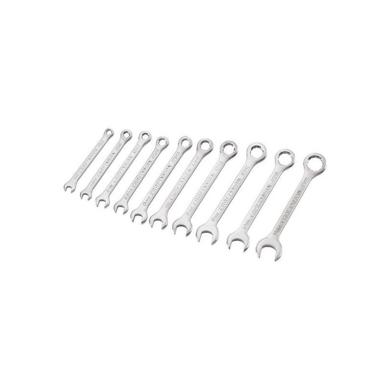 Conjunto Mini Chaves Combinadas 10 Peças Métrico - Craftsman 42339