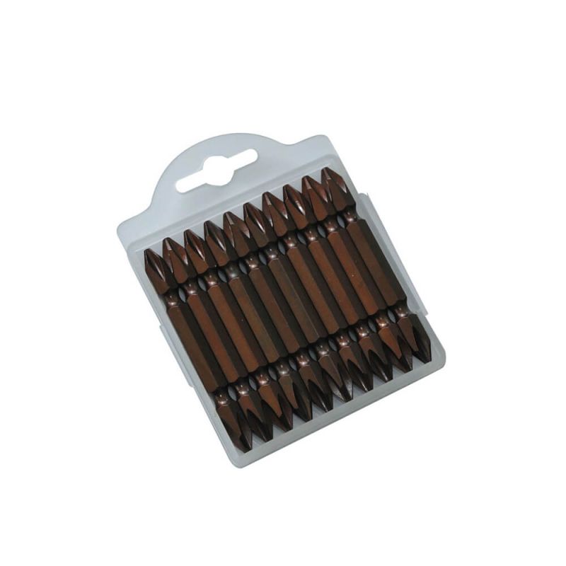 Jogo com 10 bits cabeça dupla 65mm - 0620010 PH.2/65mm - Crownman