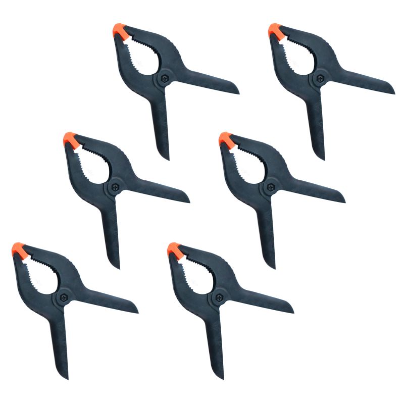 Jogo de Grampos 3Pol Aperto Rápido Multiuso 6peças - GRAMP-01 - Strom