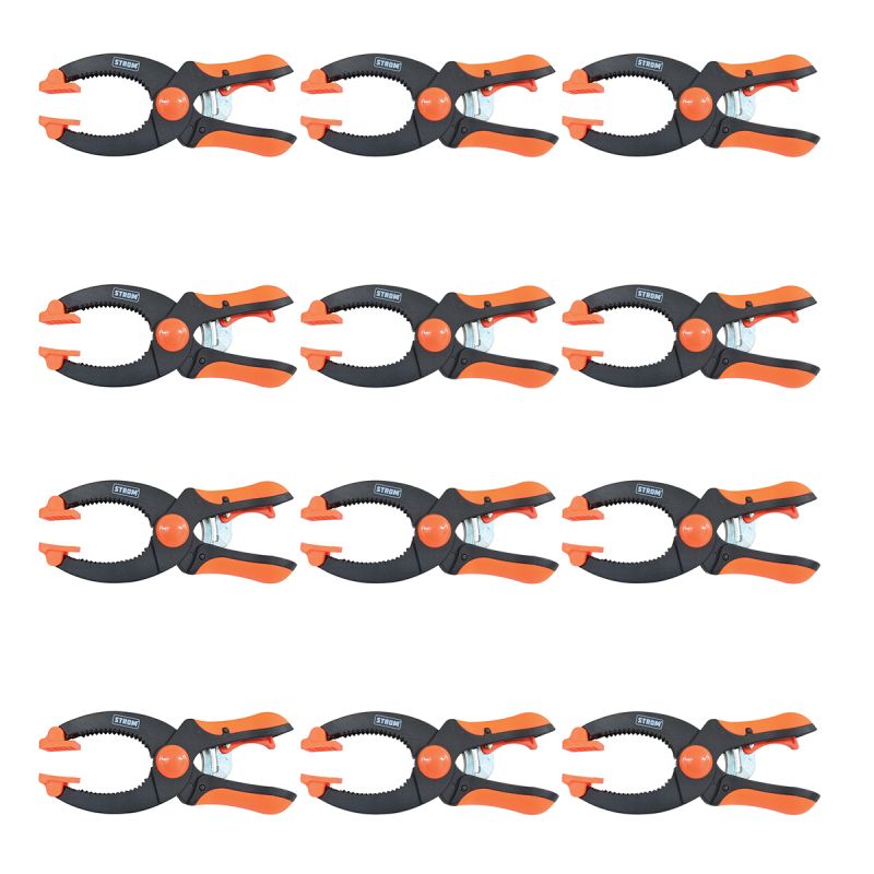 Jogo de Grampos 5Pol Aperto Rápido Multiuso 12peças– GRAMP-08 - Strom