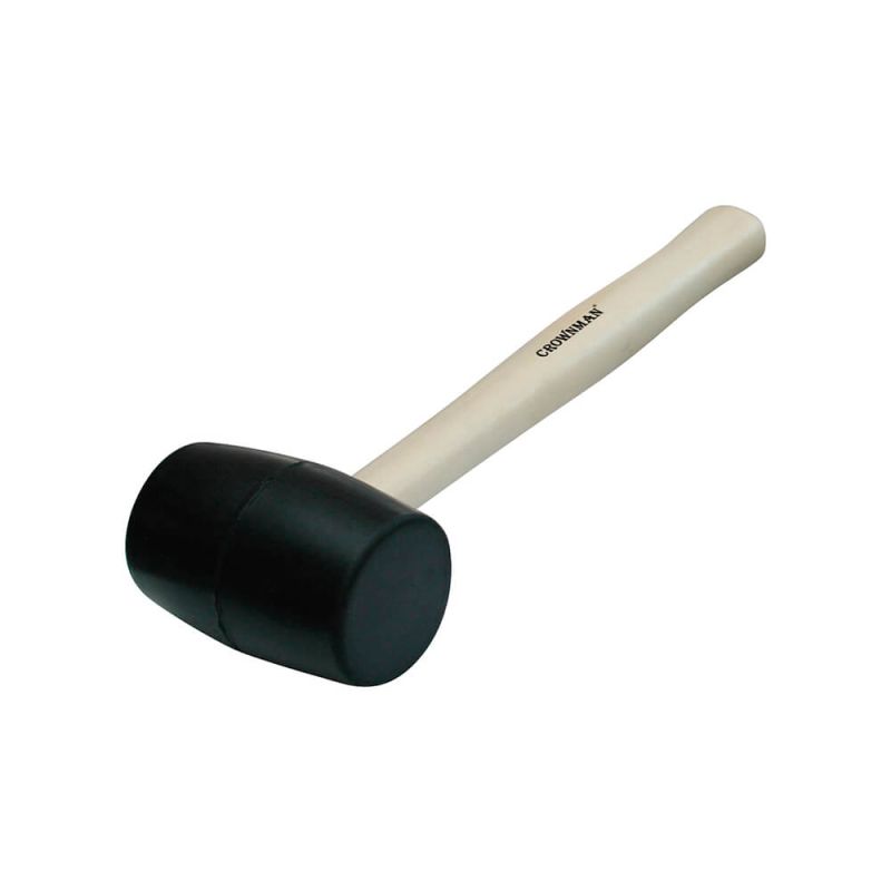 Marreta de borracha (cabo de madeira) 24oz - 0360024 -  Crownman