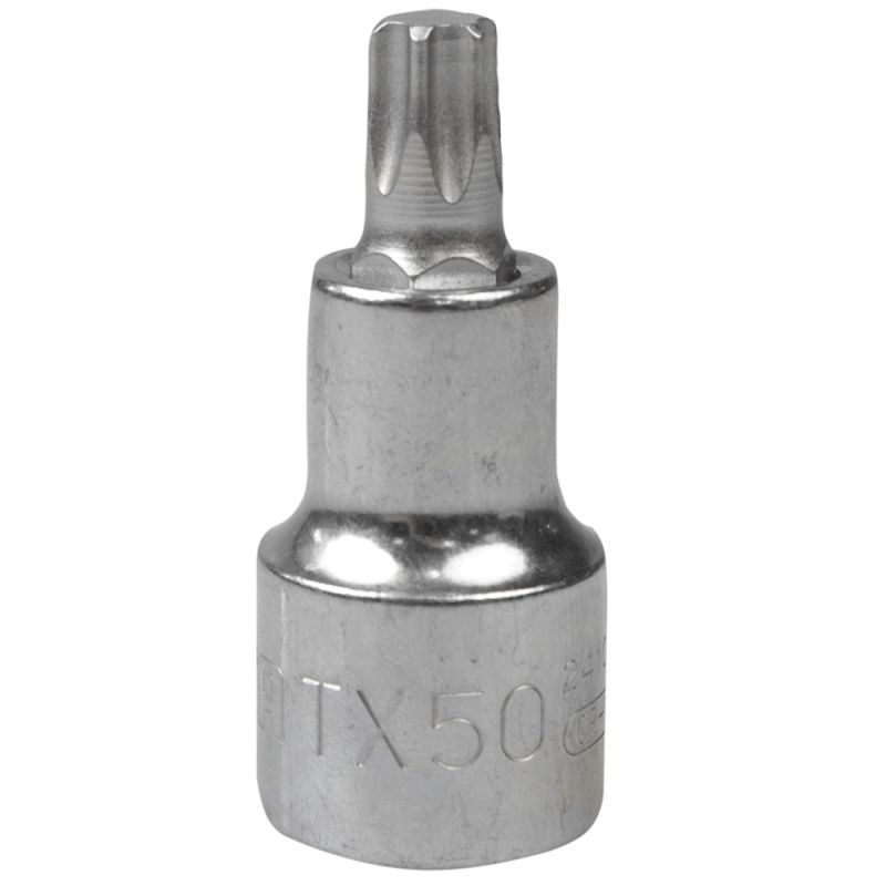 Soquete Bit Torx 1/2"x50mm T50 - ST24107SC - Sata