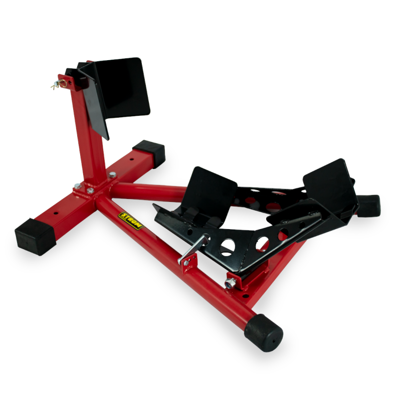 Suporte de Fixação Trava Pneu Moto, Carretinha ou Reboque - LD-M05013