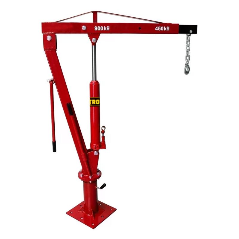 Guincho Hidráulico Giratório 900kg  p/ Caminhonete c/ Base Fixa - T270302/LD-E04021 - STROM