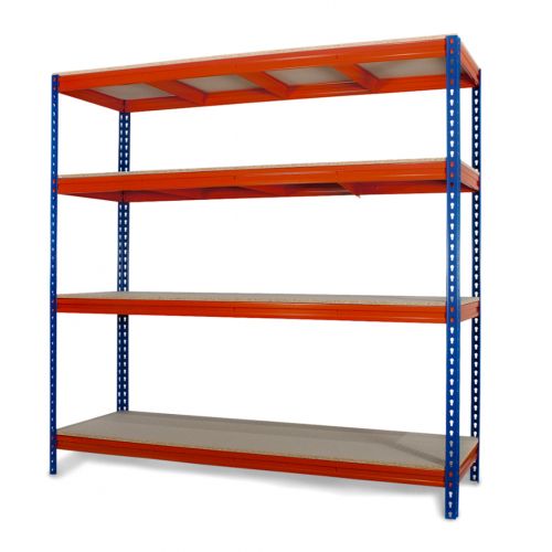 Estante em Aço Reforçado 1600kg 180x180x60 com 4 prateleiras - H18060