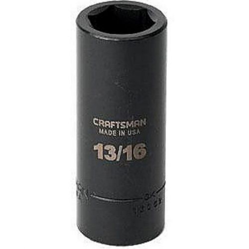 Soquete Longo Impacto 13/16, 6 Pontas, Encaixe 1/2 - 16062 - Craftsman