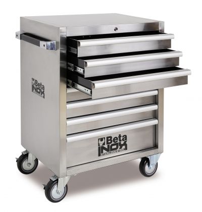 Carro / Carrinho de Ferramentas Inox 7 Gavetas - C04 INOX-7 Beta