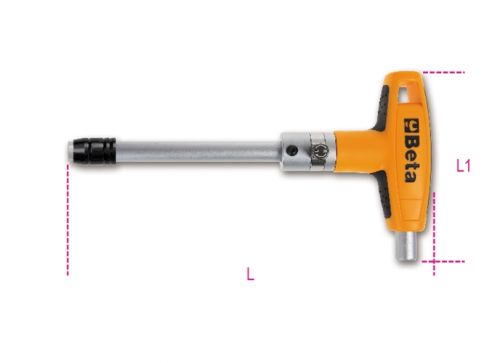 Porta Bits Reversivel Longo Flexivel com Punho em T - 855T - Beta