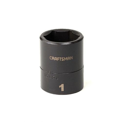 Soquete Curto Impacto 1'', 6 Pontas, Encaixe 1/2 - 15858 - Craftsman