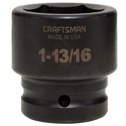 Soquete Impacto Curto 1-13/16, 6 pontas, Encaixe 1'' - 15064 - Craftsman